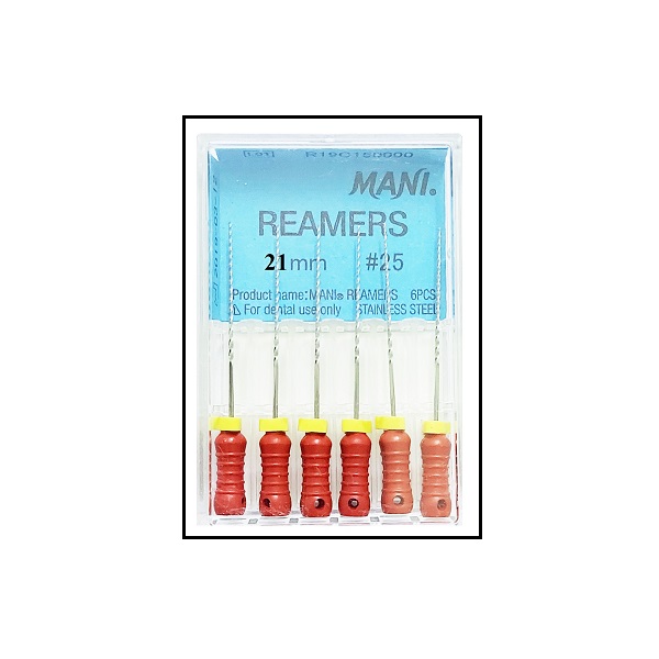 Mani Reamer Pack Of 6 File 15-40 (21mm)